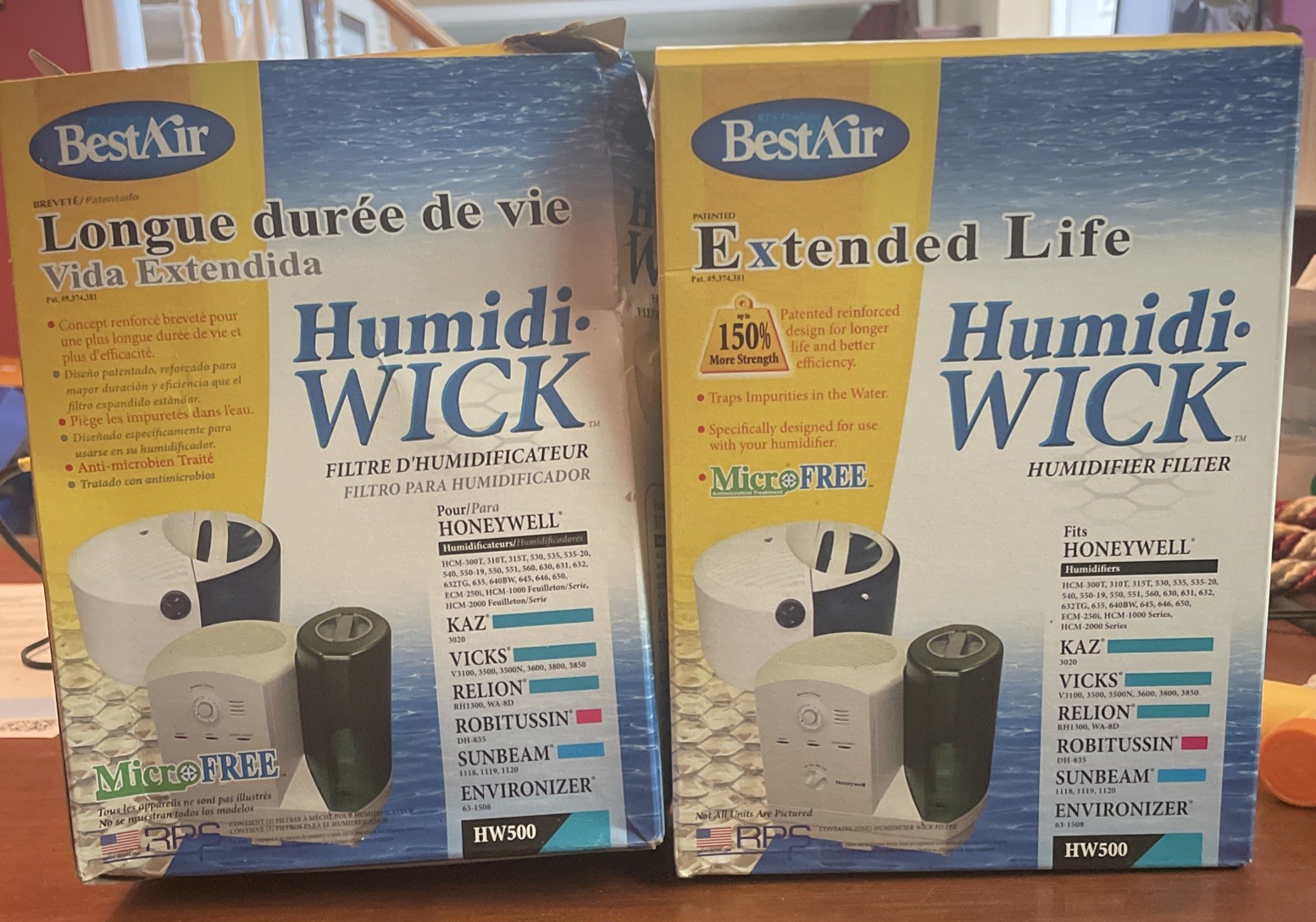 Best Air HW500 Humidifier Wick Filter Universal Cut-To-Size Replacement