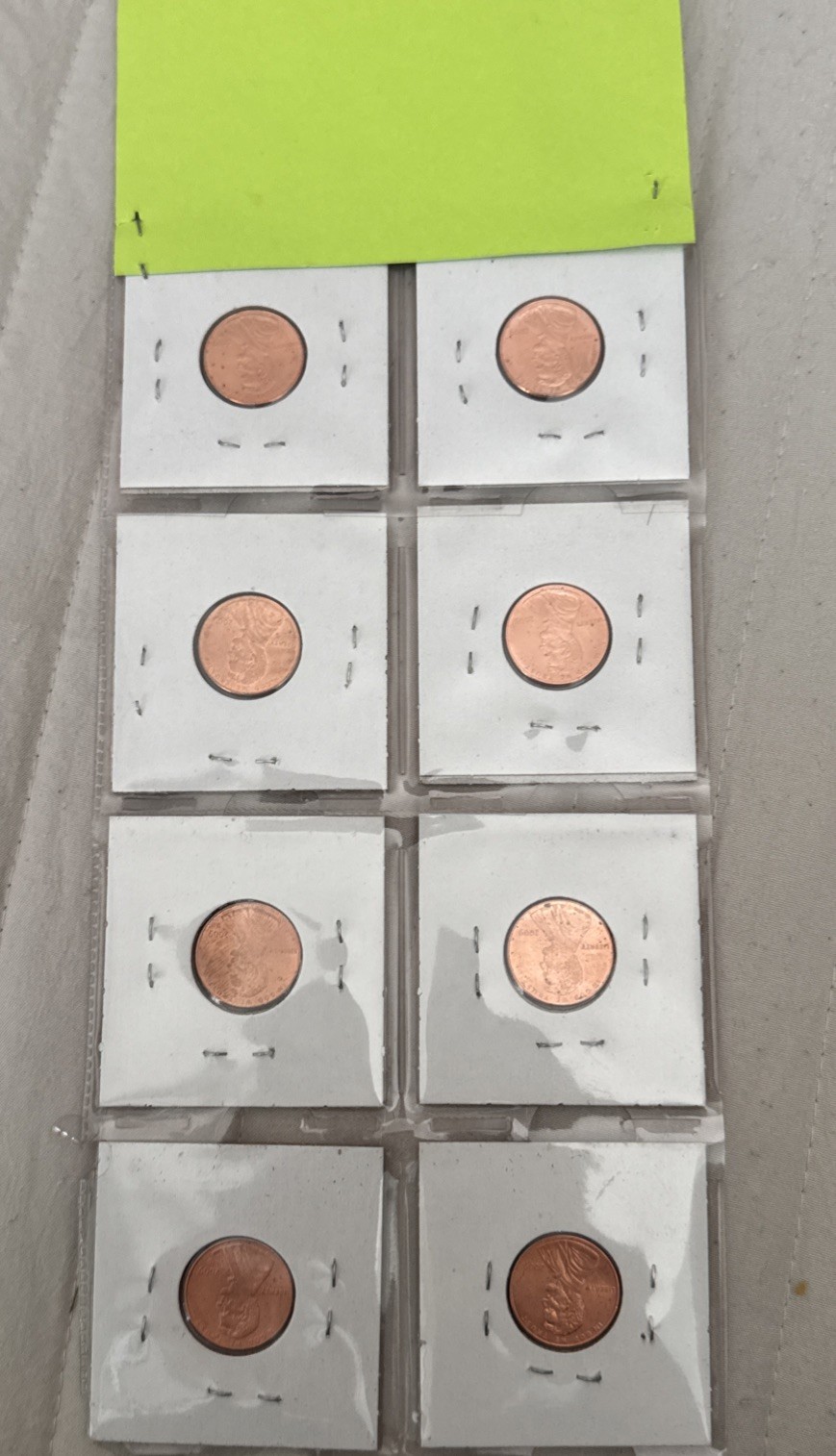 2009 Lincoln cent series 8 coin set