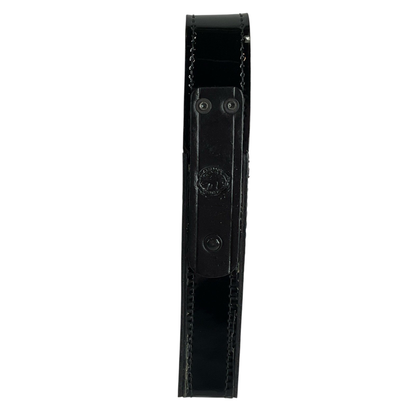Stallion Flashlight Holder Leather Covered Gloss Black SLD-3 Streamlight Stinger