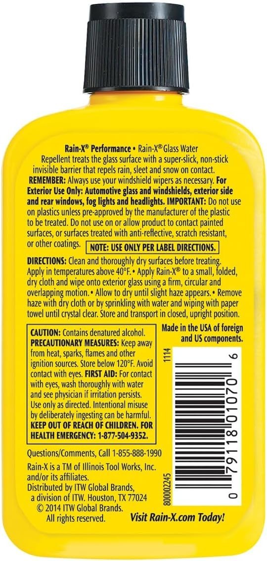 Windshield Treatment 3.5 oz - Easy Application for Clear Visibility
