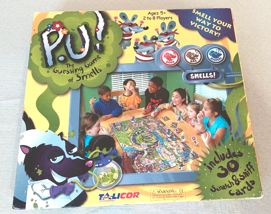 RARE! P.U! Guessing Game of Smells (PU) Pee-ew (100% Complete, Excellent Cond)