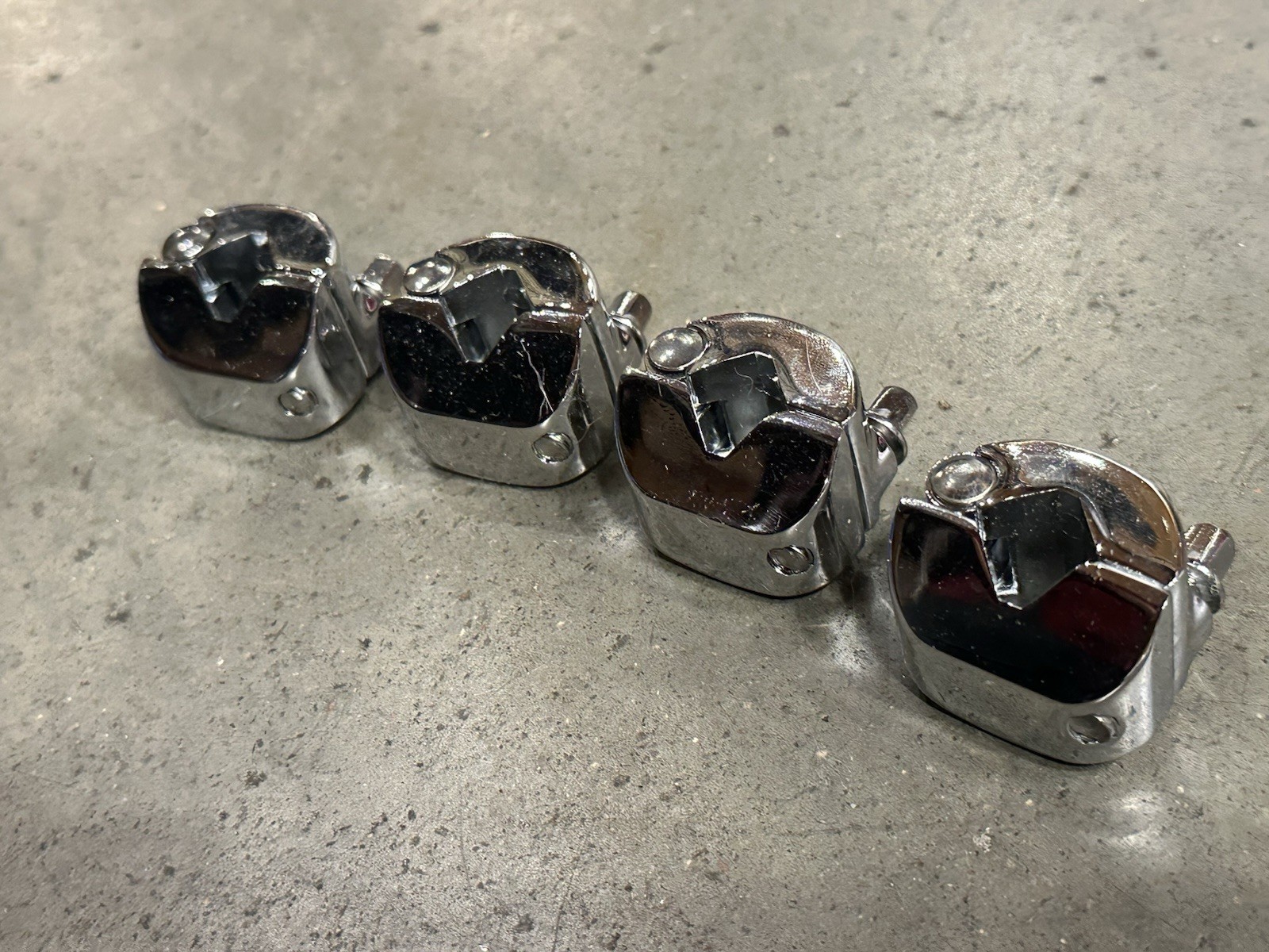 (4) DW Collector's Series Tom Drum Bracket Memory Locks HINGE #RB3