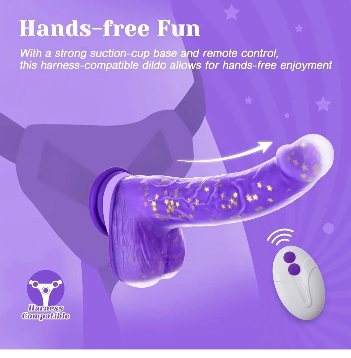 Tracy's Dog Thrusting Dildo Vibrator, 9.25" Realistic G-Spot Stimulator, Heating