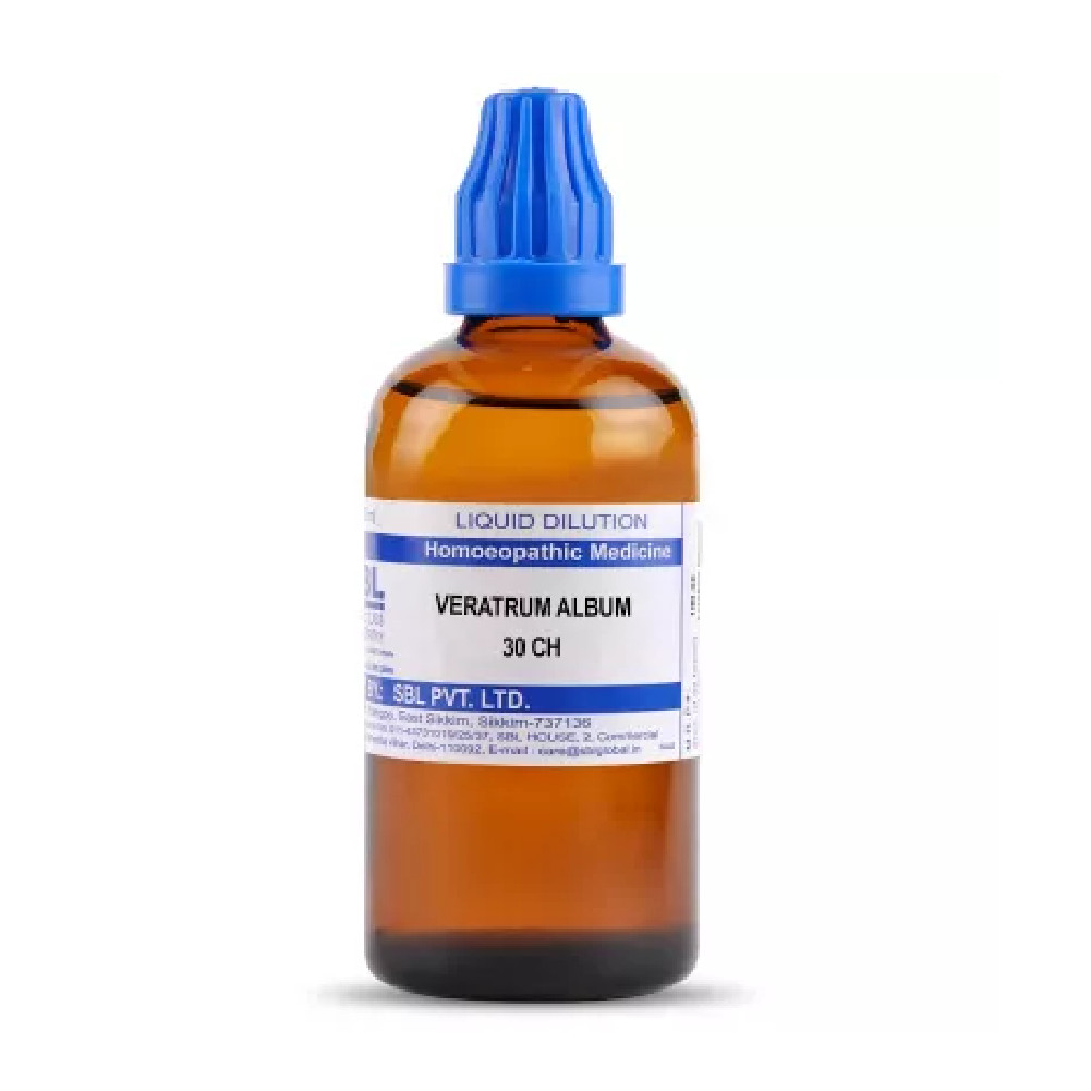 SBL Homeopathic Veratrum Album (30 ML / 100 ML) (Select Potency)