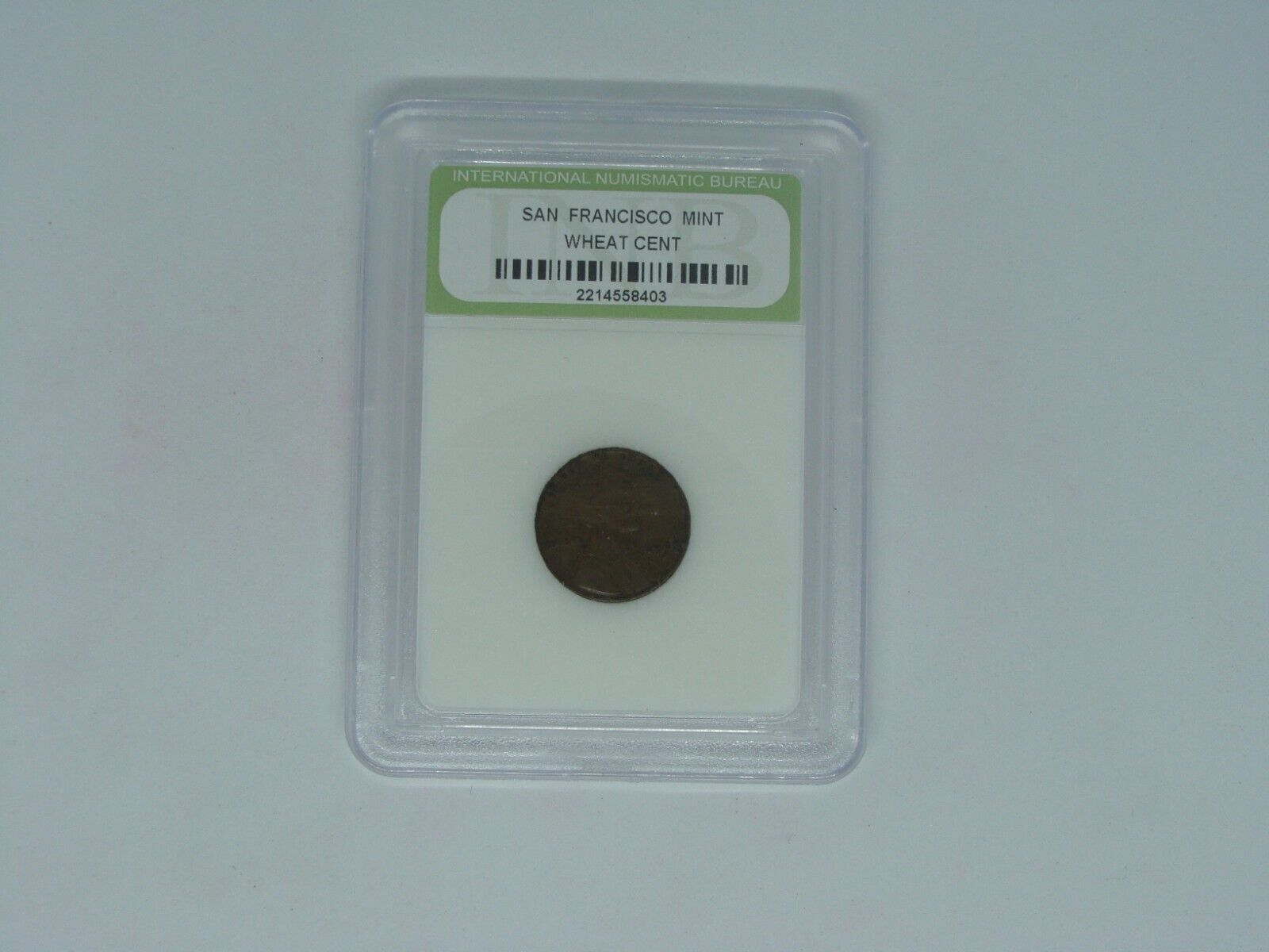 San Francisco Mint Wheat Cent 1c Penny INB Certified Slabbed Coin Collector Old