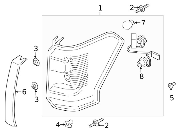 Genuine Ford Socket & Wire JL1Z13410A