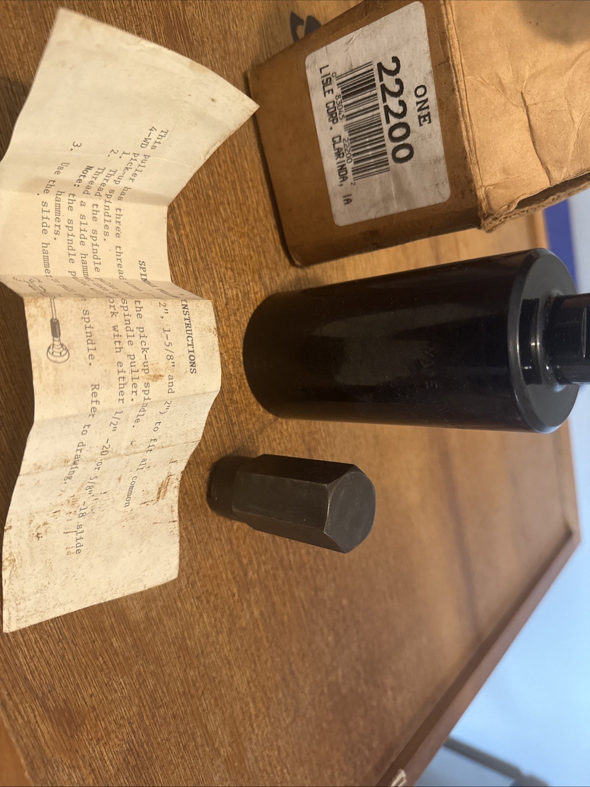 Lisle 22200 4-WD SPINDLE PULLER Made in USA