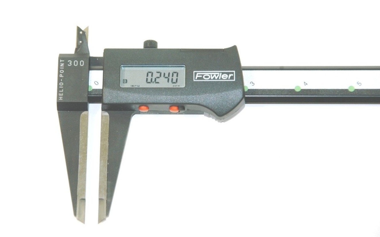 Fowler/Helios #54-108-012 0-12"/0-300mm Ultra Point Caliper 63% OFF!!!