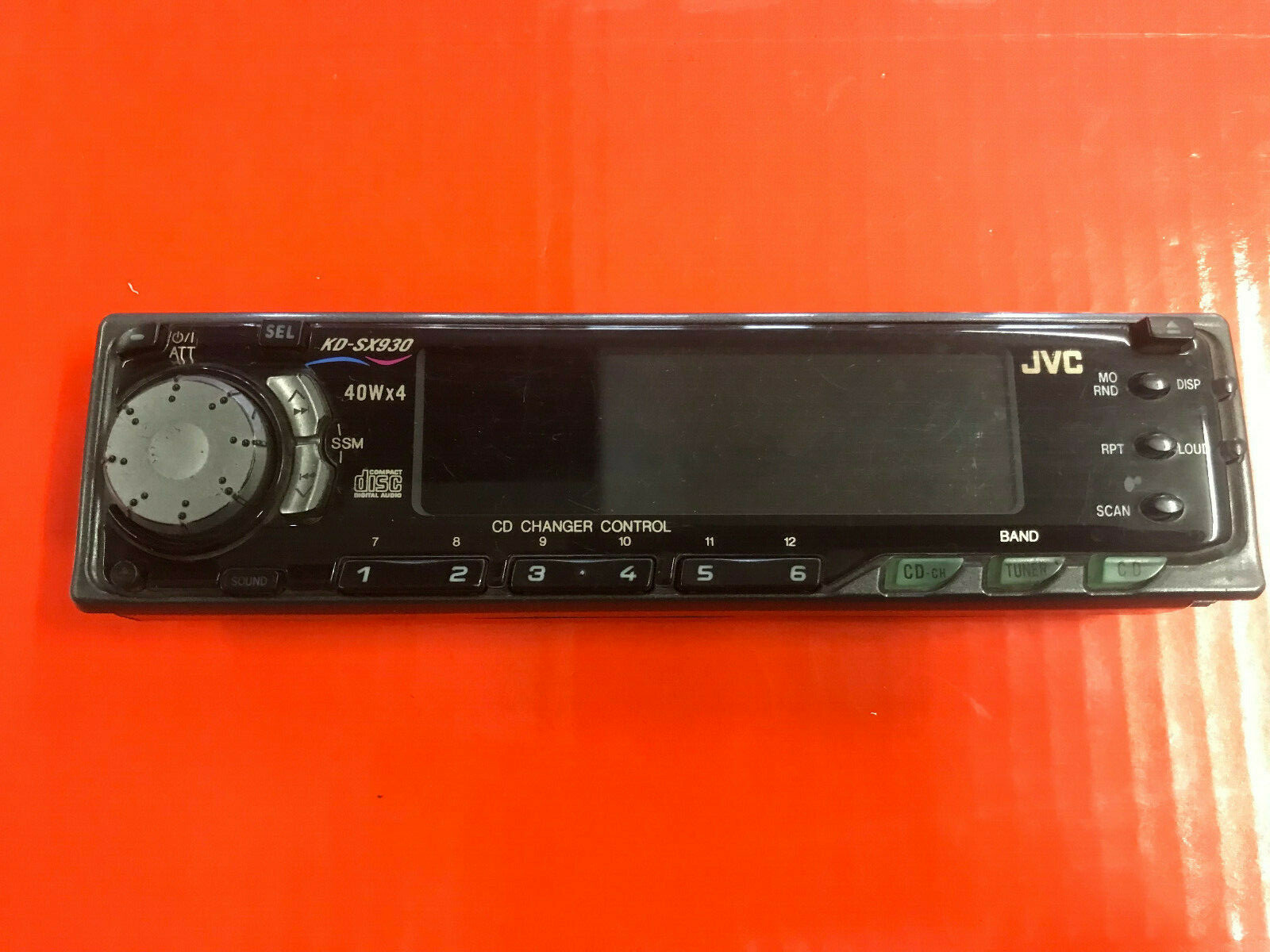 JVC KD SX930 Faceplate