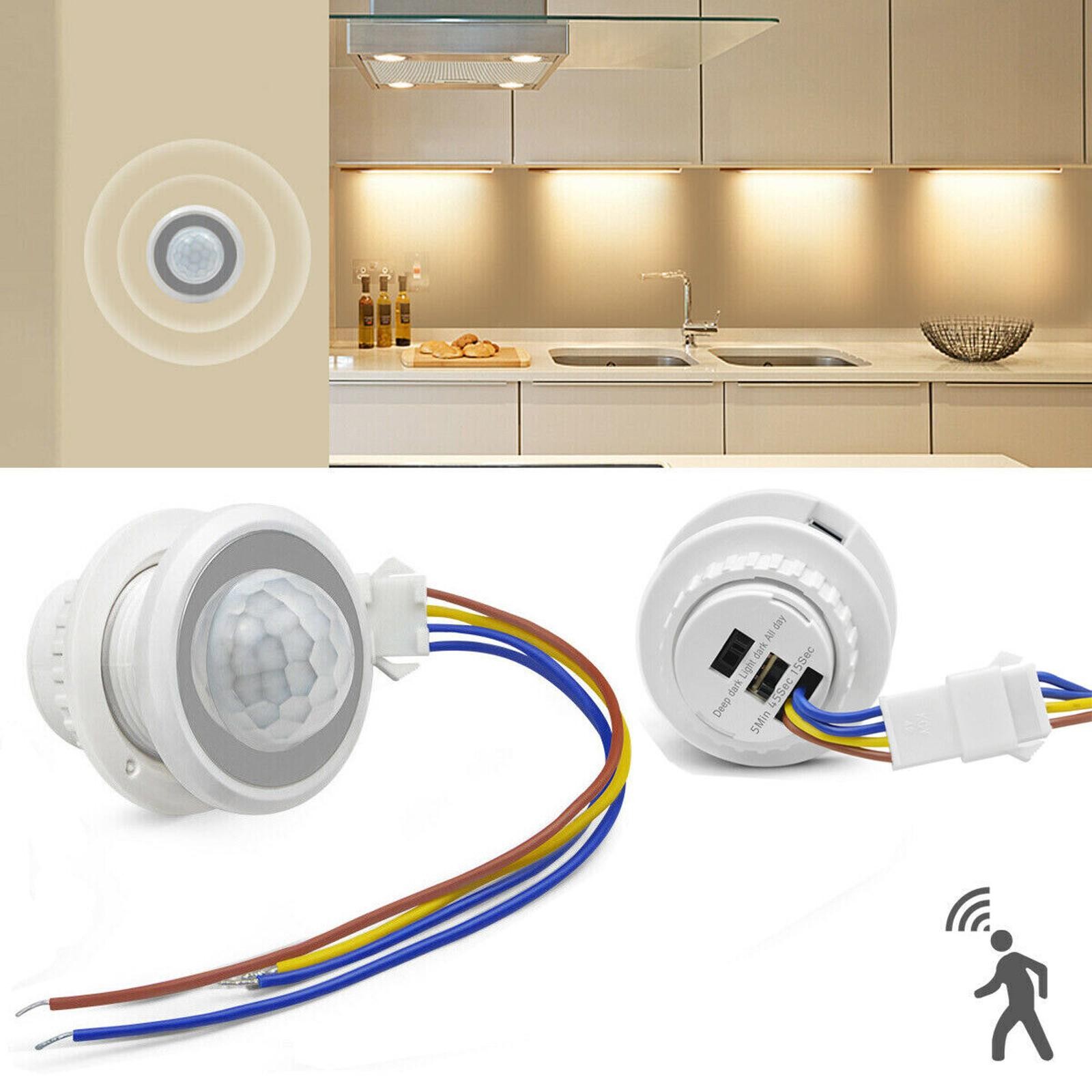 3-5m Automatic Body Infrared PIR Motion Sensor Detector Switch For LED light E