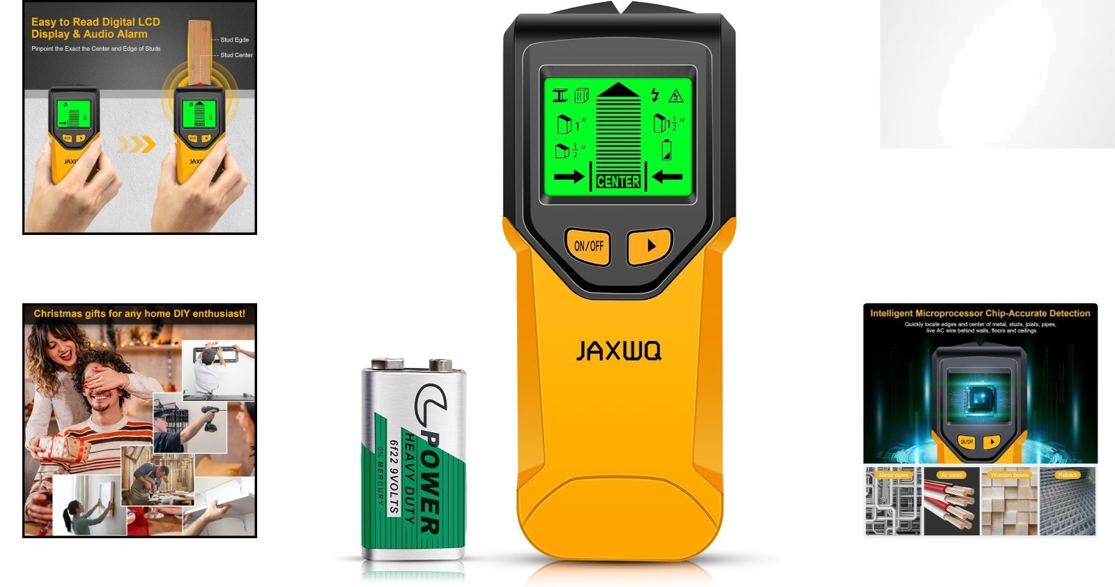 Compact Stud Finder Wall Scanner with Multi-Mode Scans - Perfect for Home Use