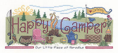 Happy Camper by Imaginating cross stitch pattern