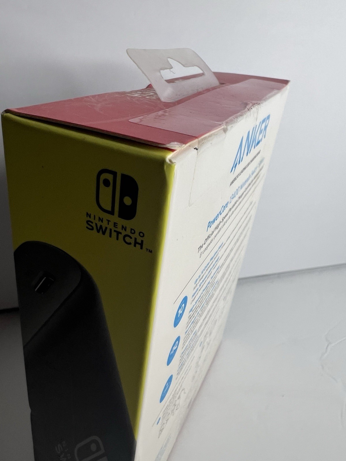 Anker PowerCore 13400 Nintendo Switch Edition portable charger.