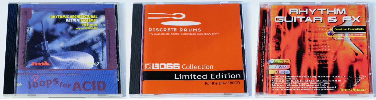 Sample Library Lot - Rhythm Guitar & FX/ Discrete Drums/ Rhythmic Architectural