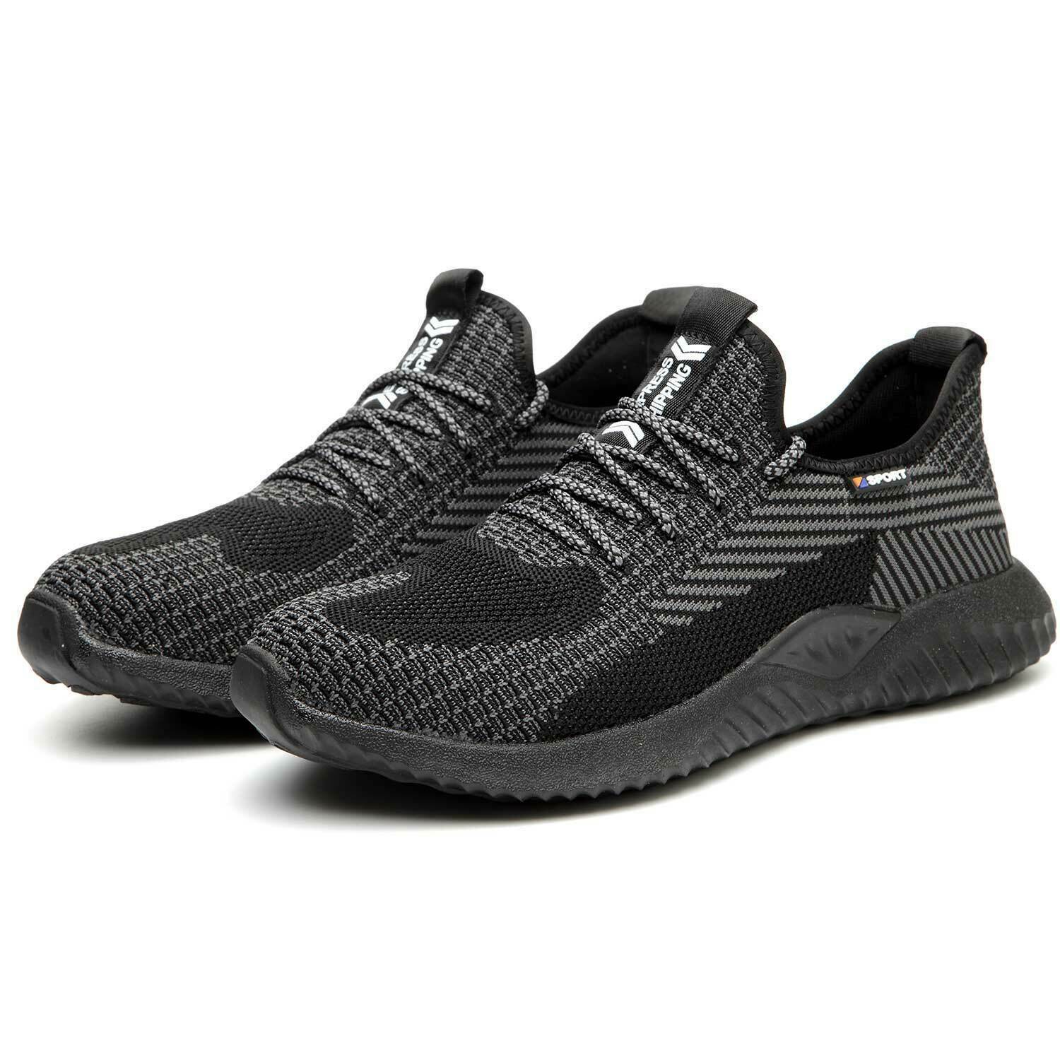 Mens Work Safety Shoes Steel Toe Cap Lightweight Boots Indestructible Sneakers