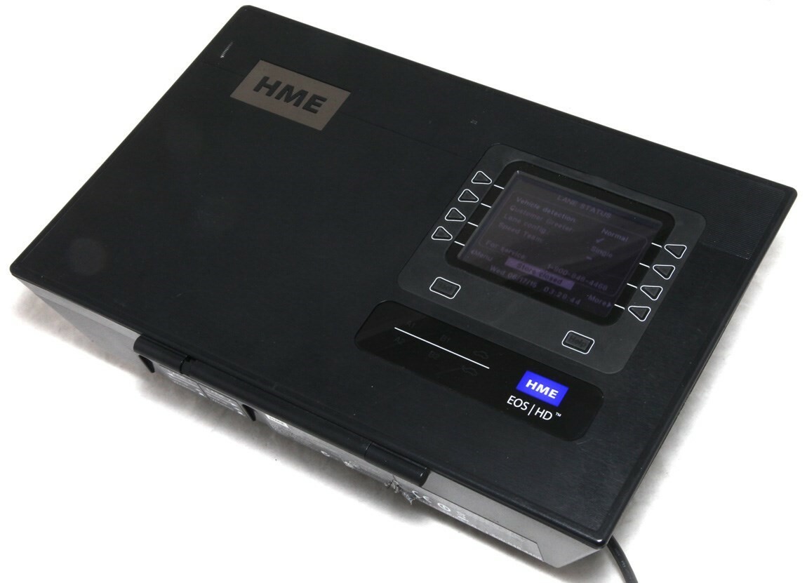 HME EOS HD High Definition Audio Drive Thru Wireless Intercom Base 6200 +AC Cord