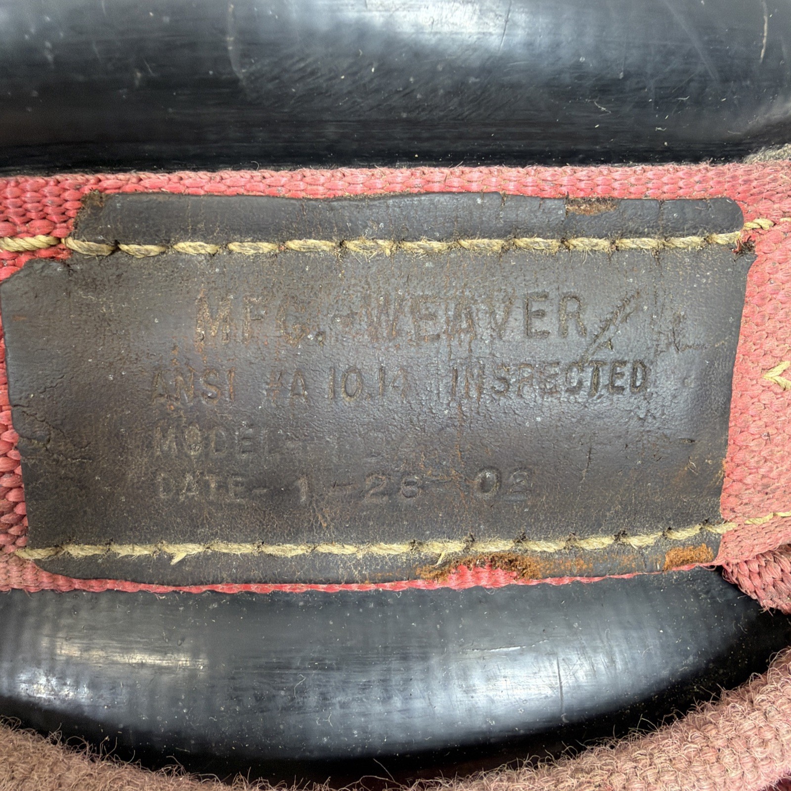 Weaver Leather Tree Climbing Harness Saddle Model 1040 Size Medium Arborist