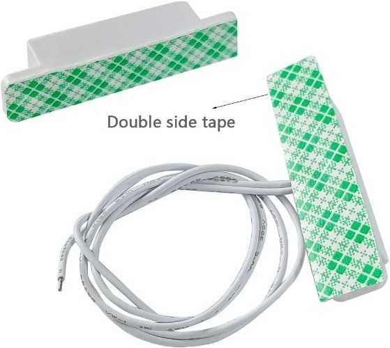 5 Sets Magnetic Contacts Wired Window Door Sensor Reed Switch NC Surface