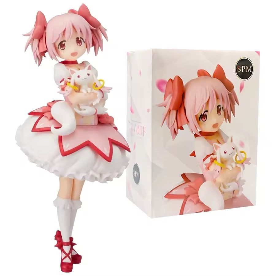 Madoka Kaname Puella Magi Madoka Magica Figure 18cm Anime PVC Statue w/ Box