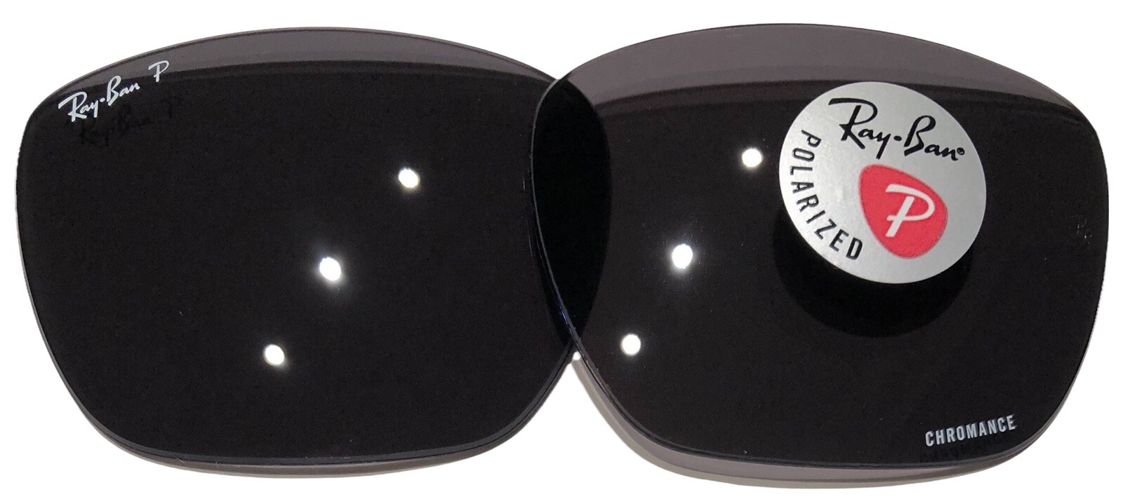 Ray Ban RB3686 Chromance Polarized Dark Gray Replacement Lenses 57 mm