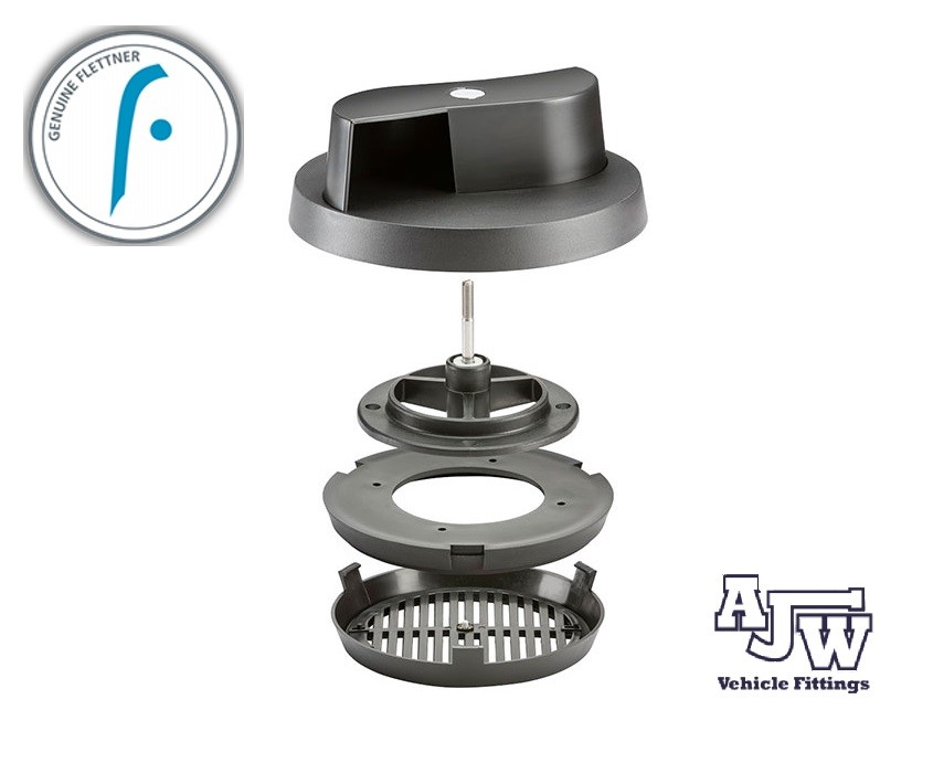 Flettner 2000 Wind Driven Roof Vent WHITE Citroen Berlingo Dispatch Nemo
