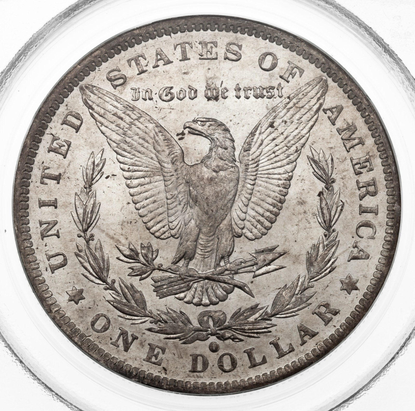 1884-O $1 Silver Morgan Dollar Graded by PCGS as MS-63