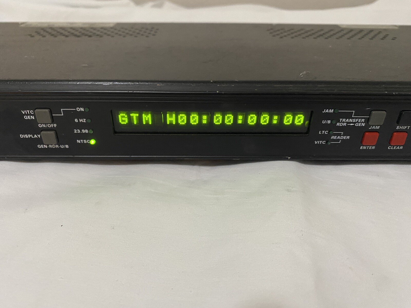 Evertz 5010-24Fps Time Code Master Generator/Reader Console