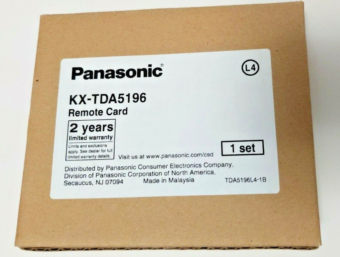 Panasonic KX-TDA5196 RMT Remote Modem Card V.90 KX-TDA50 PBX New NOS Sealed