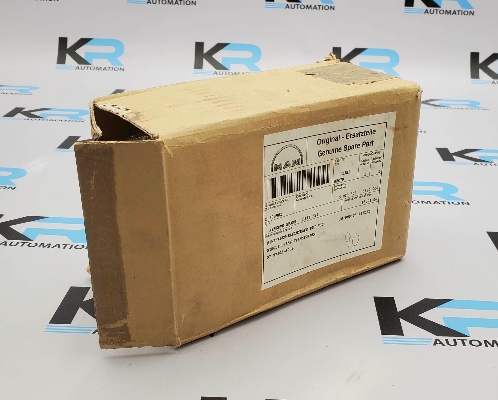 Micheal Riedel RUI330 Single Phase Transformer 480V