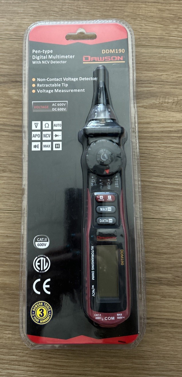 Dawson DDM190 Pen-type Digital Multimeter with NCV Detector