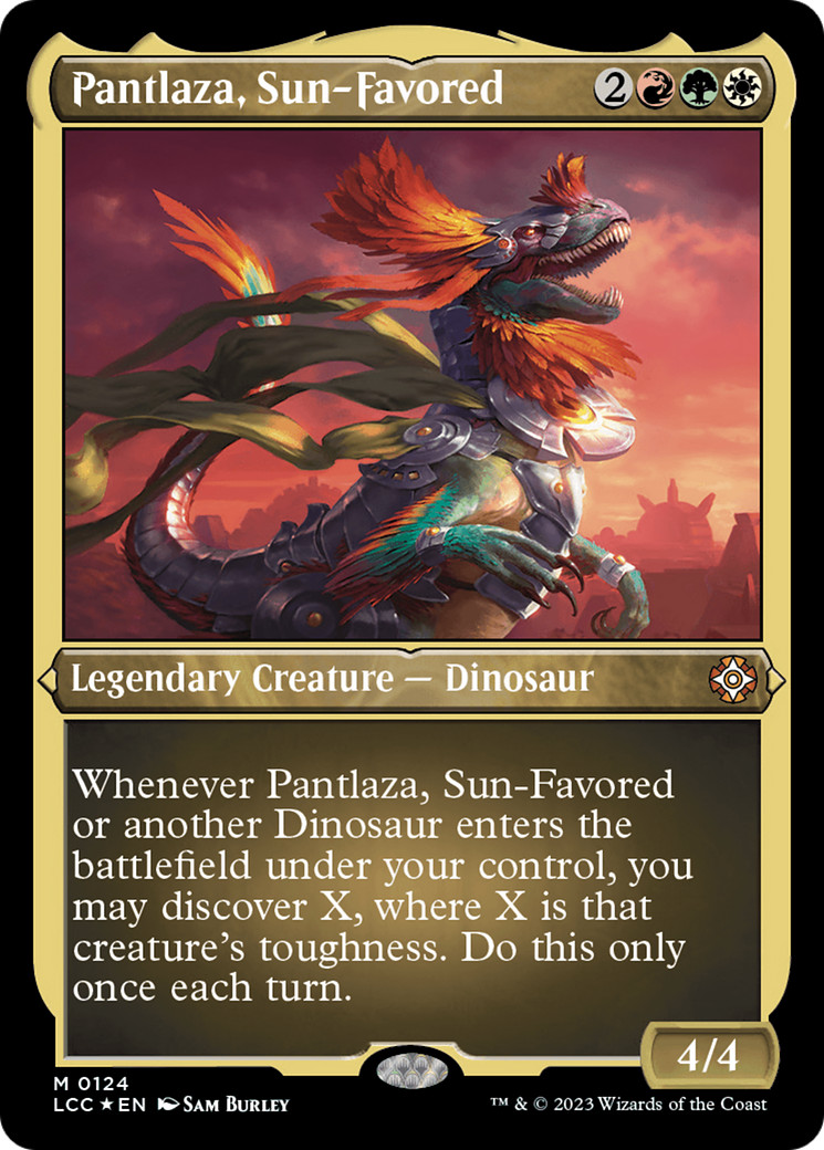 MTG Pantlaza, Sun-Favored (Display Commander) [The Lost Caverns of Ixalan Comman