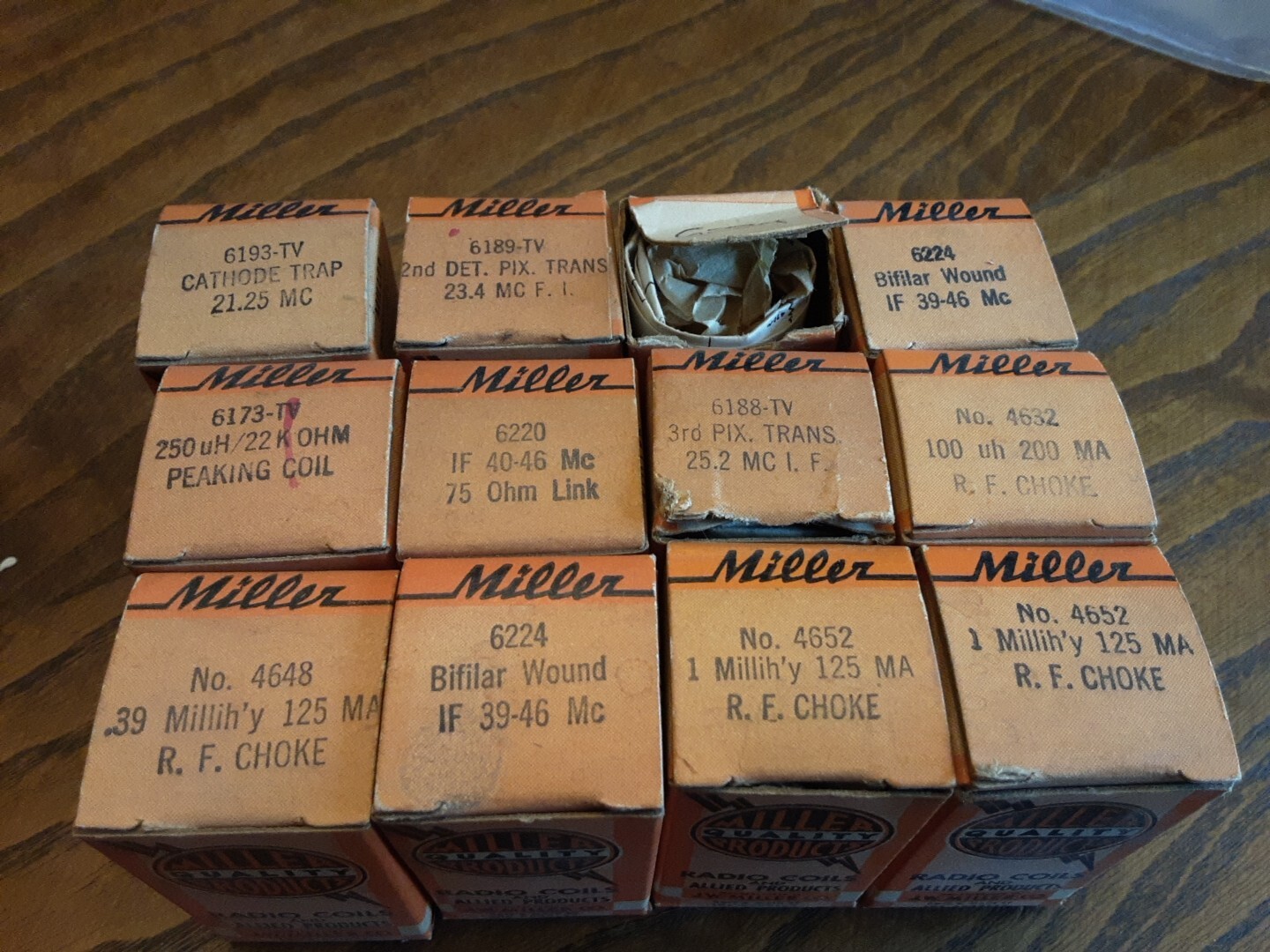 NOS Miller Rf Choke Coil Lot 12pc