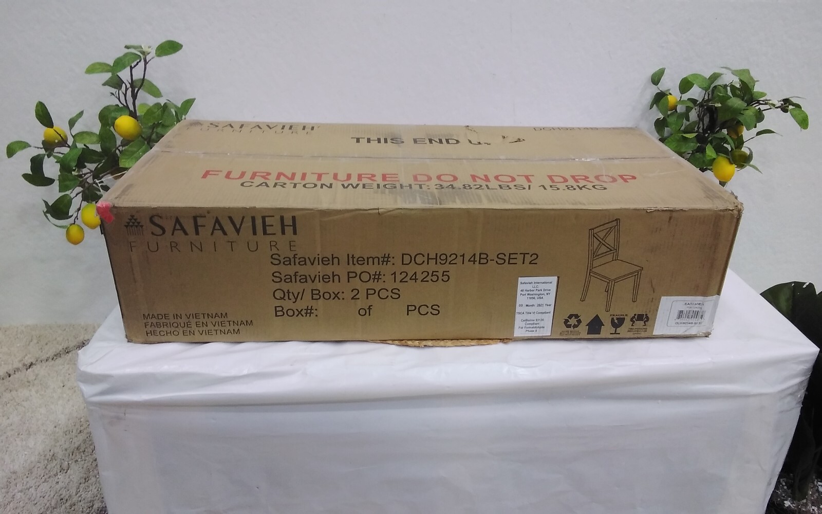 Safavieh Silio X Back Dining Chair, Reduced Price 2172705806 DCH9214B-SET2