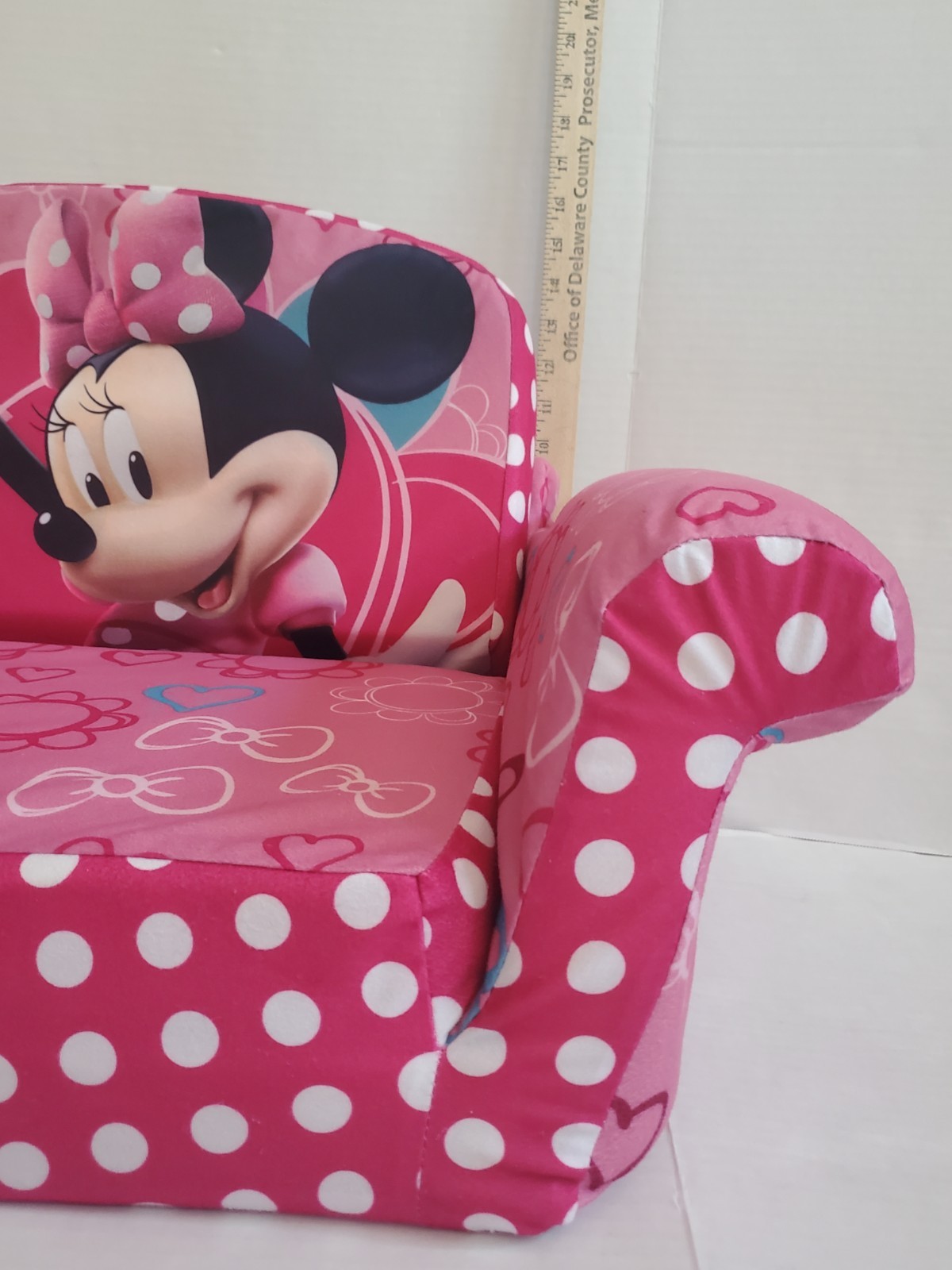 Disney Minnie Mouse Sofa Bed Kids 2 in 1 Flip Open Couch Daisy Duck Marshmallow