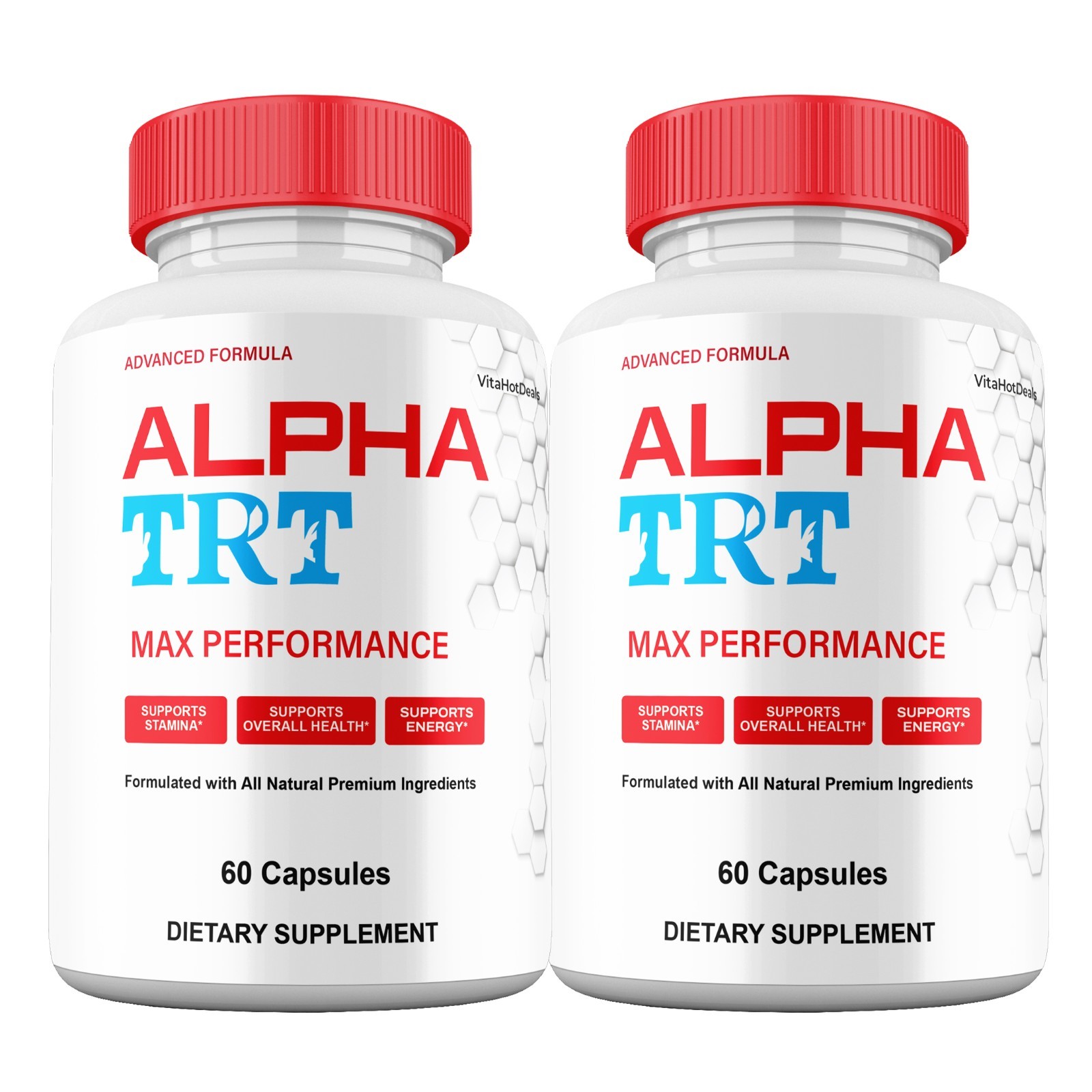 Alpha TRT Capsules for Men, Maximum Strength Formula, AlphaTRT (2 Pack)