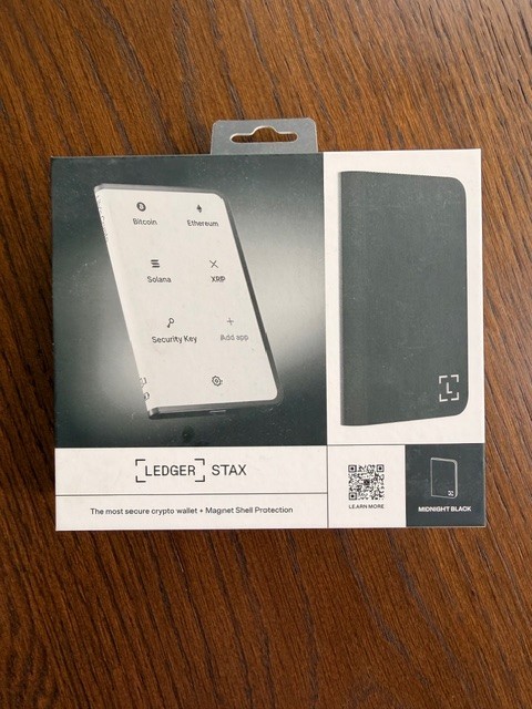 Ledger STAX "The most secure crypto wallet" with Magnet Shell Protection
