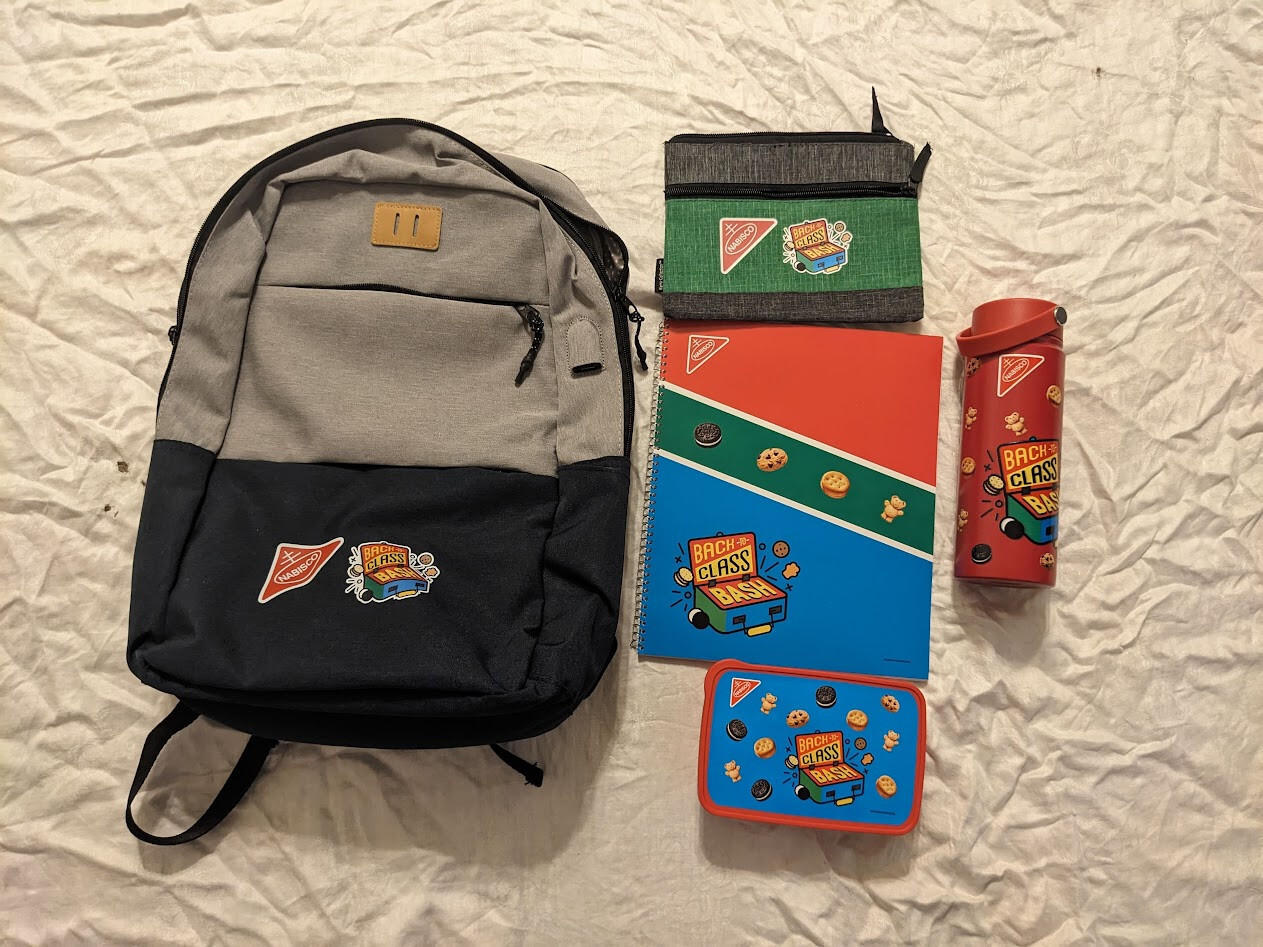 nabisco back to school prize pack backpack
