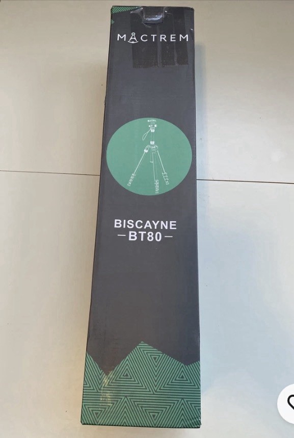 Mactrem Tripod Biscayne BT80 Rated For Up To 33 Pounds