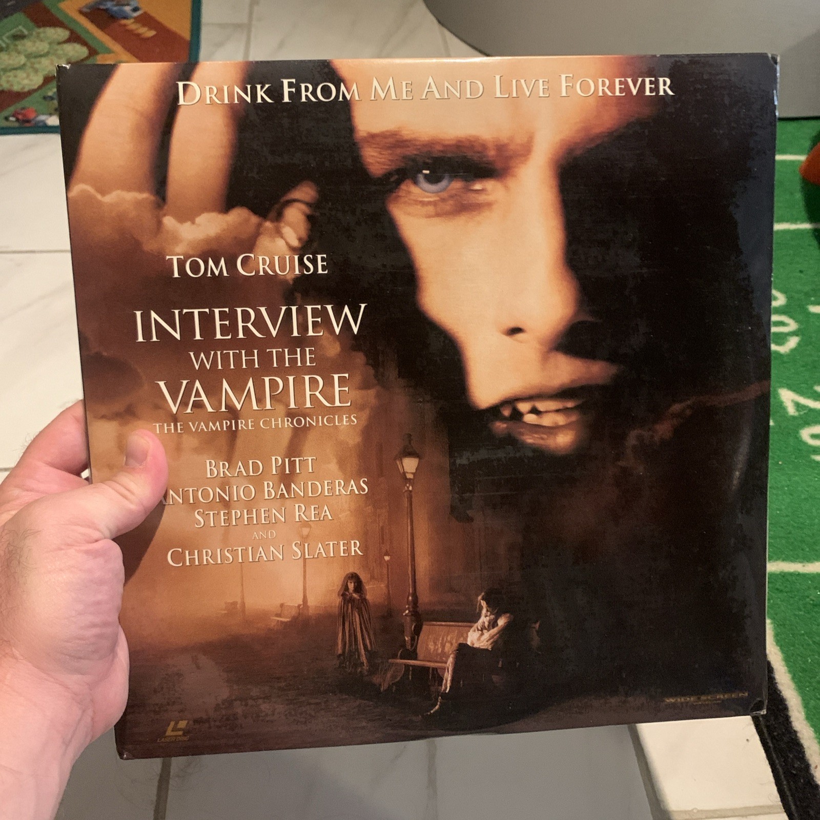 Interview With The Vampire (Laserdisc) WIDESCREEN GATEFOLD AC-3 TOM CRUISE