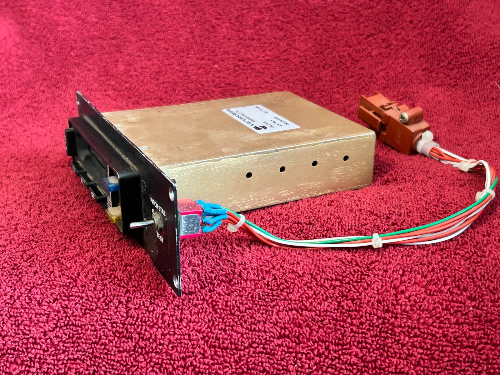 S-TEC PSS PITCH STABILIZATION SYSTEM DISPLAY P/N 0116