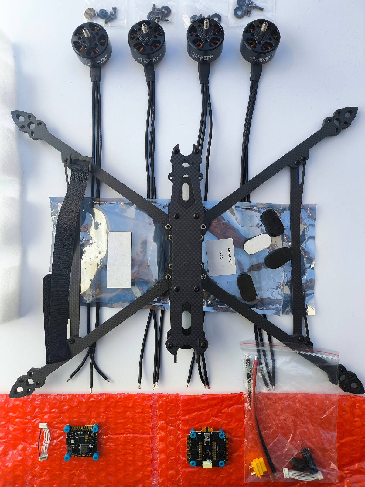 10-inch X-type 427mm  FPV  Quadcopter Drone Kit with B3214 Motors, F7 FC, ESC65A