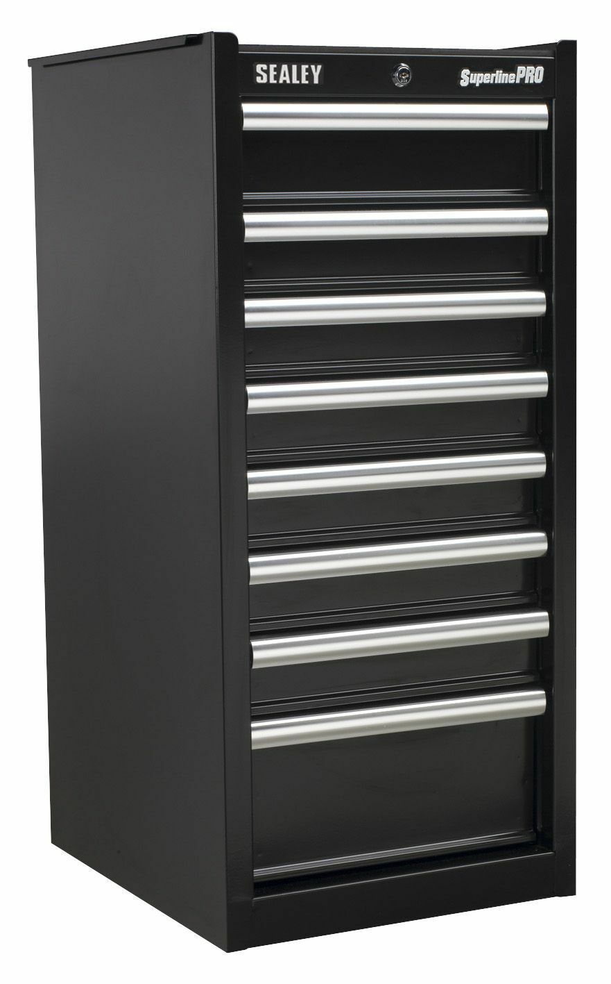 Sealey AP33589B Hang-On Chest 8 Drawer with Ball Bearing Slides - Black