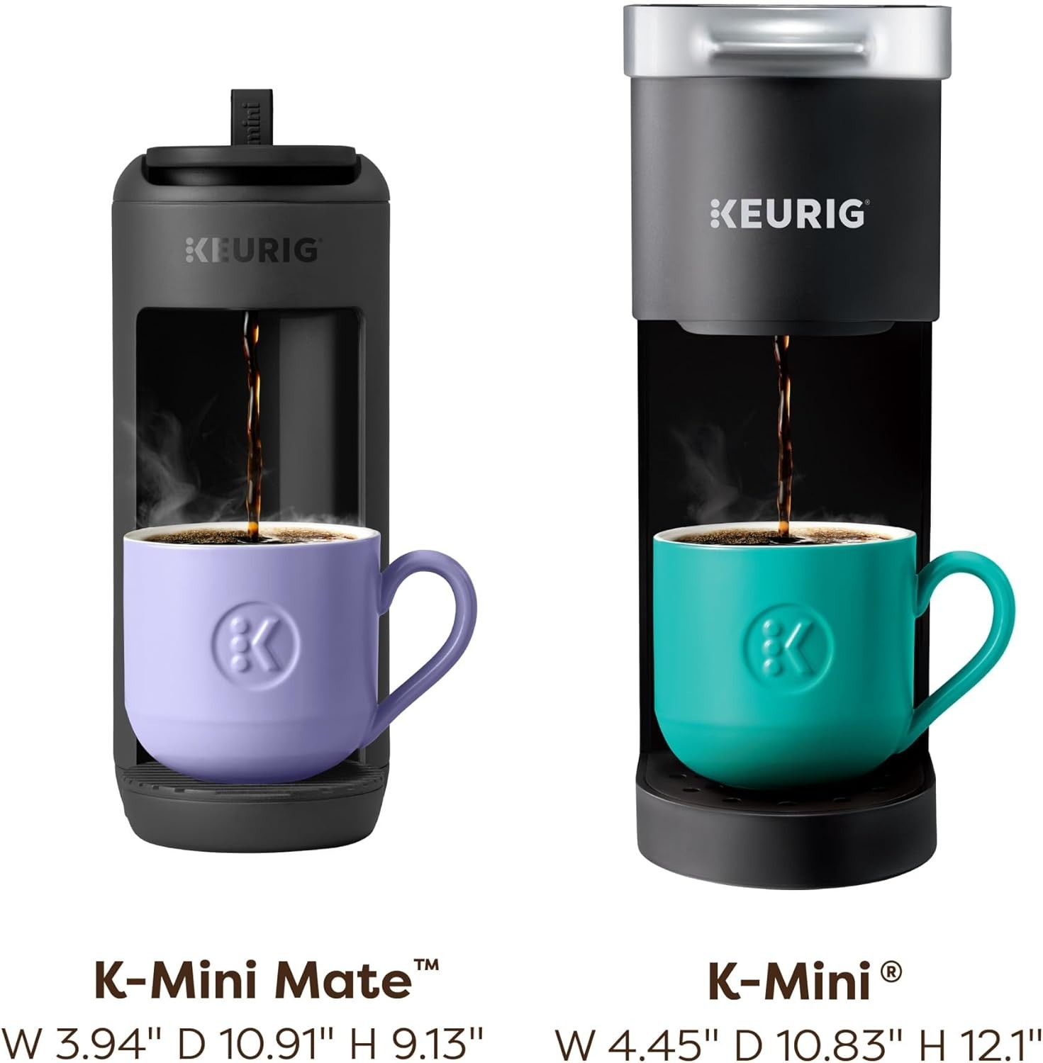 Coffee Maker Small Space Single Serve Compact Drip Machine 12oz