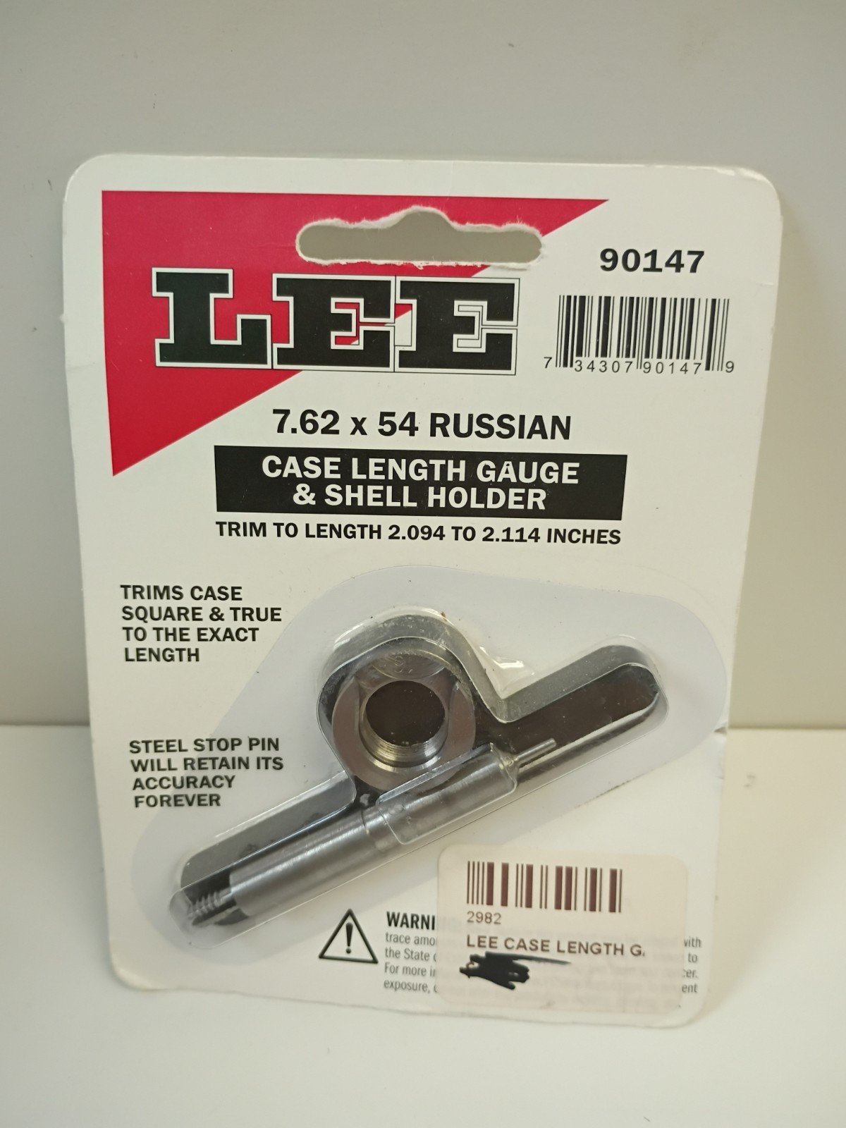 Lee 90147 7.62x54 Russian Case Length Shell Holder