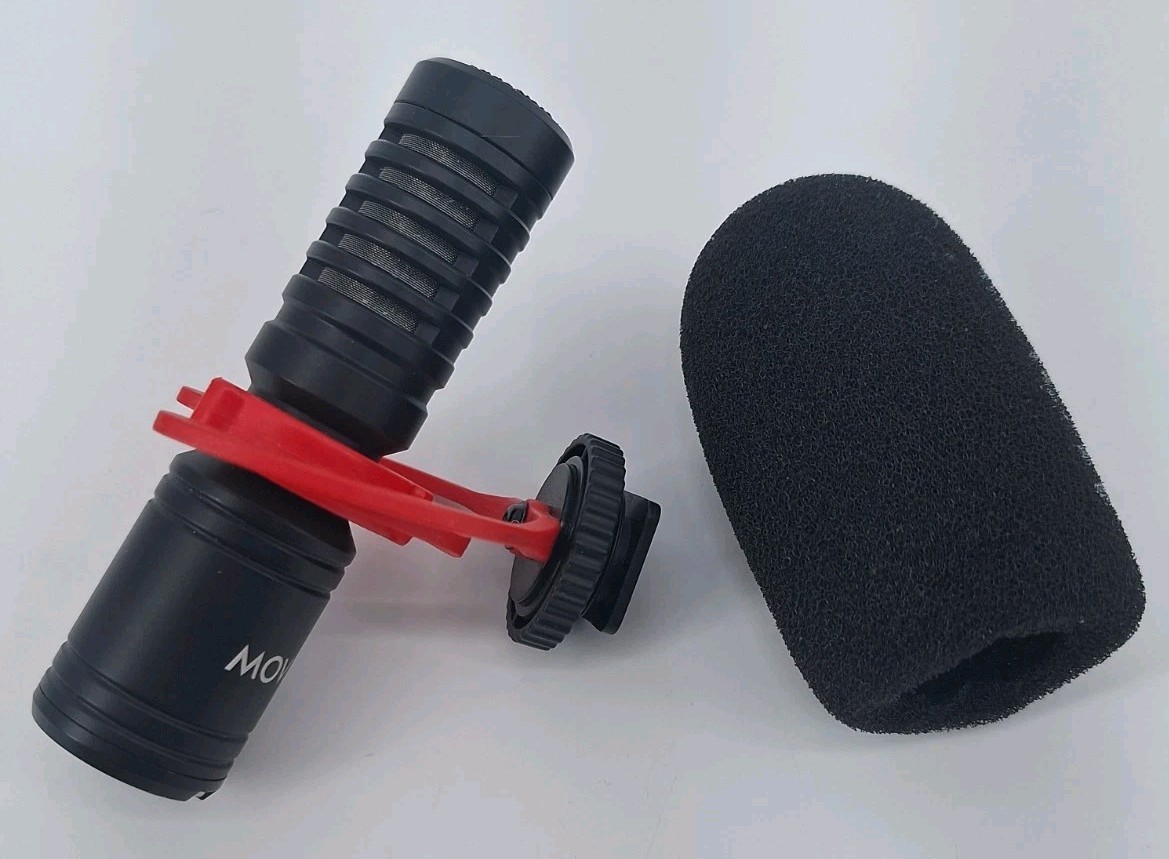 Movo VXR10 PRO Camcorder Microphone Compact Lightweight 3.5mm TRS Universal