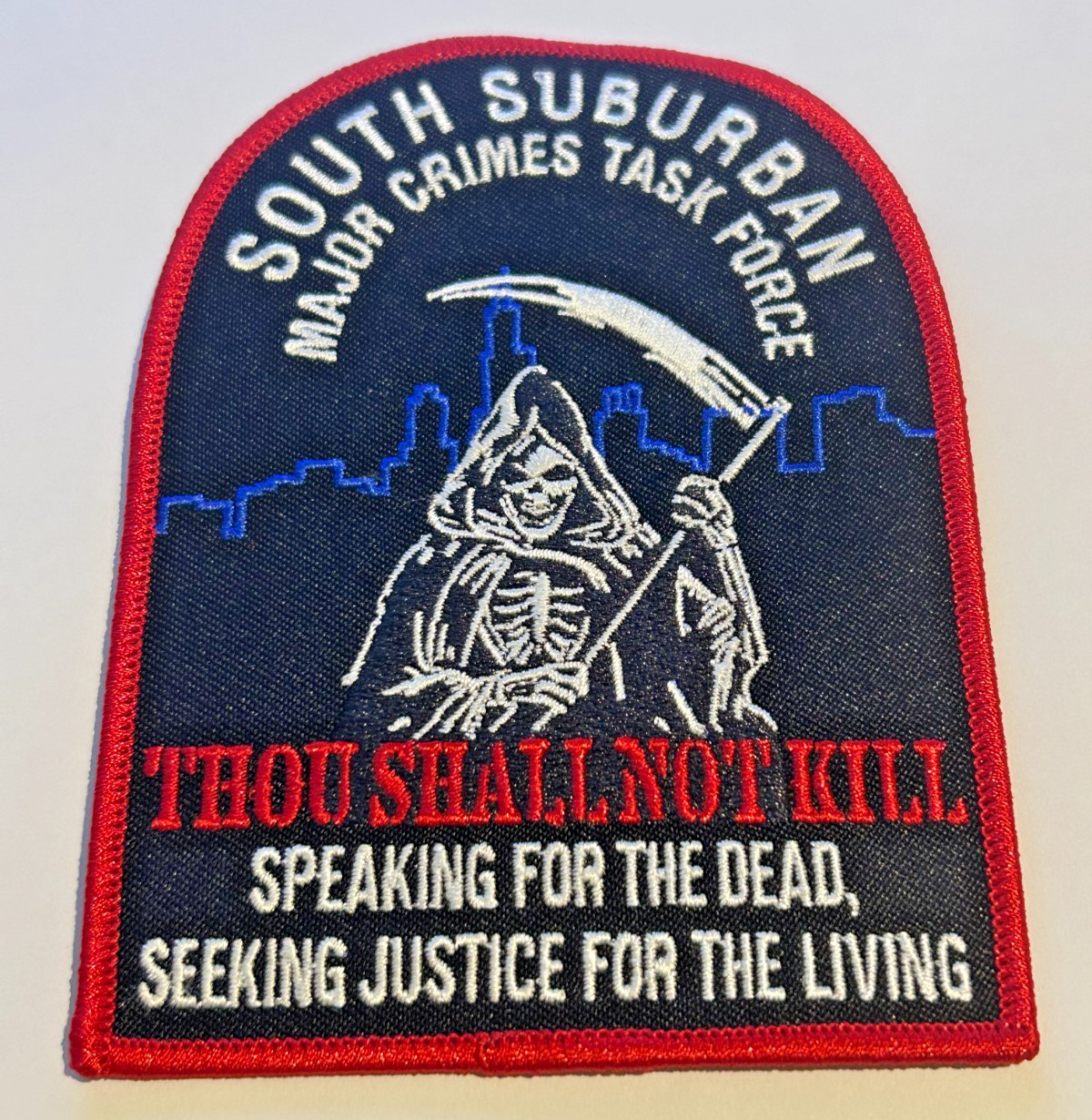 Illinois South Suburban Major Crimes Task Force Police Patch Unused