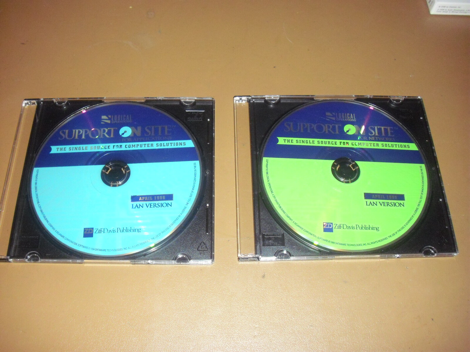 Logical Operations Support On Site (1996) for Networks & Applications Inst. CDs