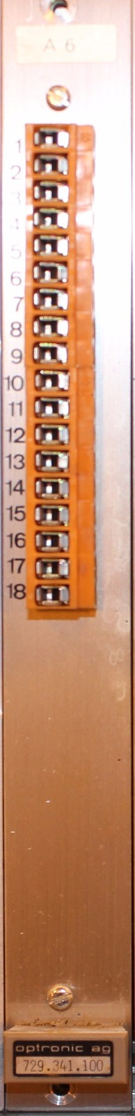 Optronic Interface Board, Type: 729.341.100