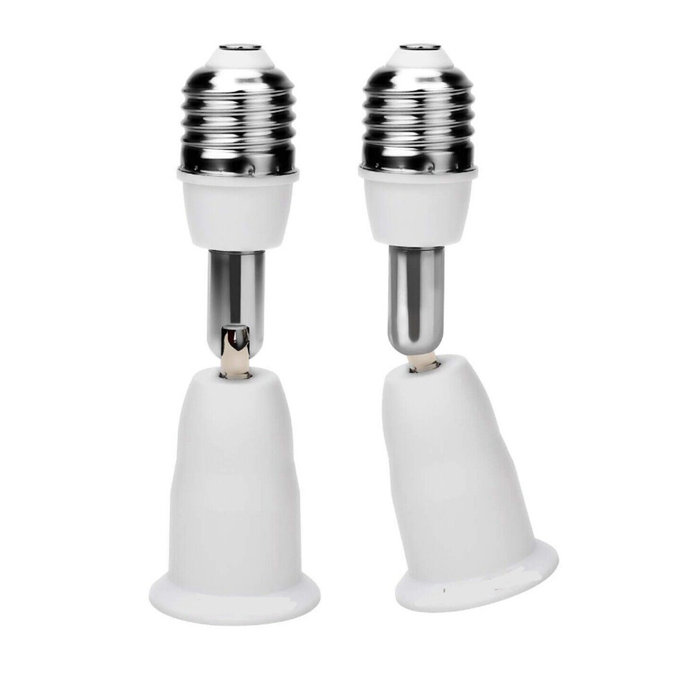 4 Pack E26/E27 Light Socket Extender 4.5 Inch Extension Adjustable Vertical 90°