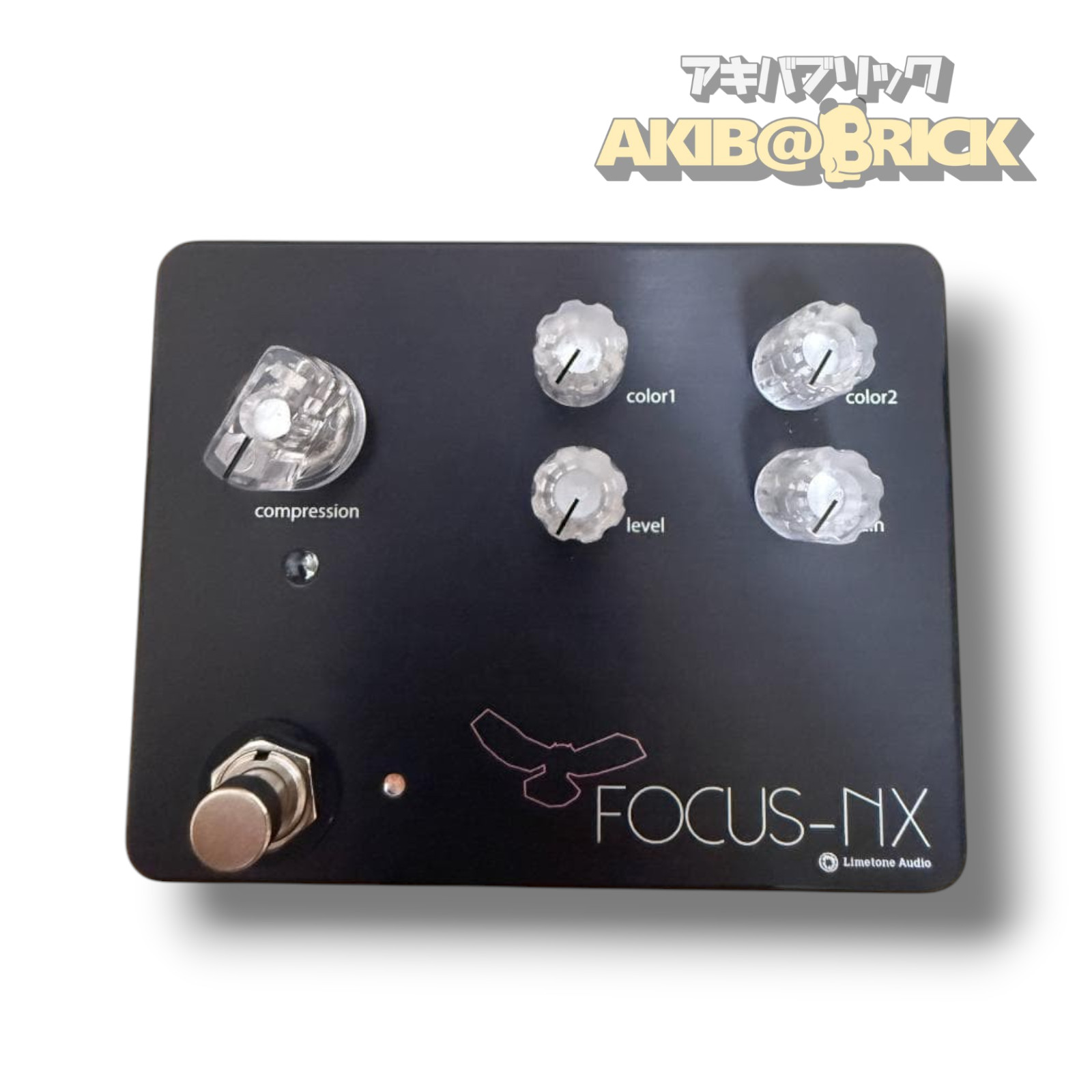 Limetone Audio Focus-NX Compressor Effects Pedal w/ Box Used Working Japan